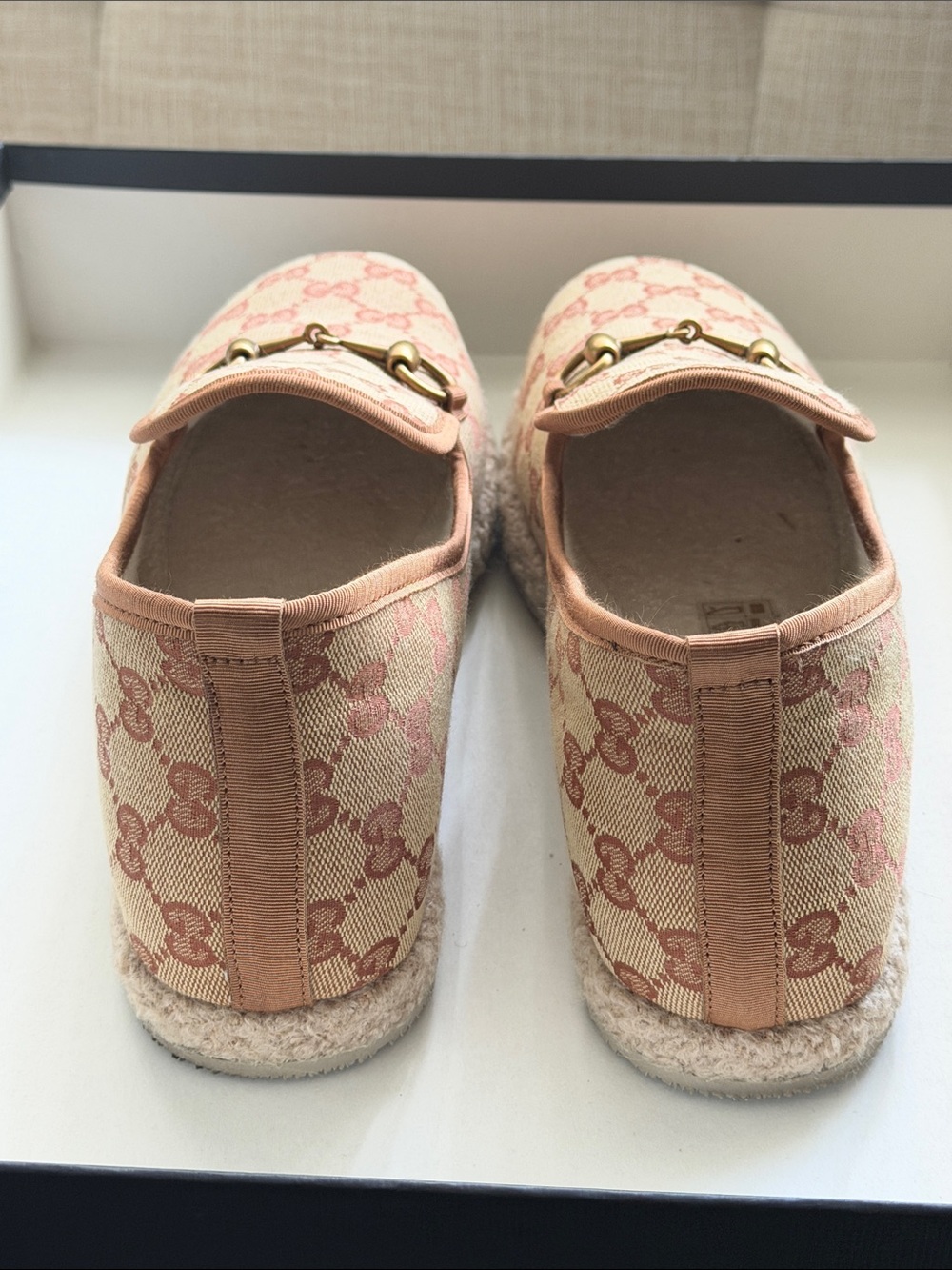 Gucci GG Supreme Horsebit "Summer Hybrid" Loafers - Picture 4 of 7
